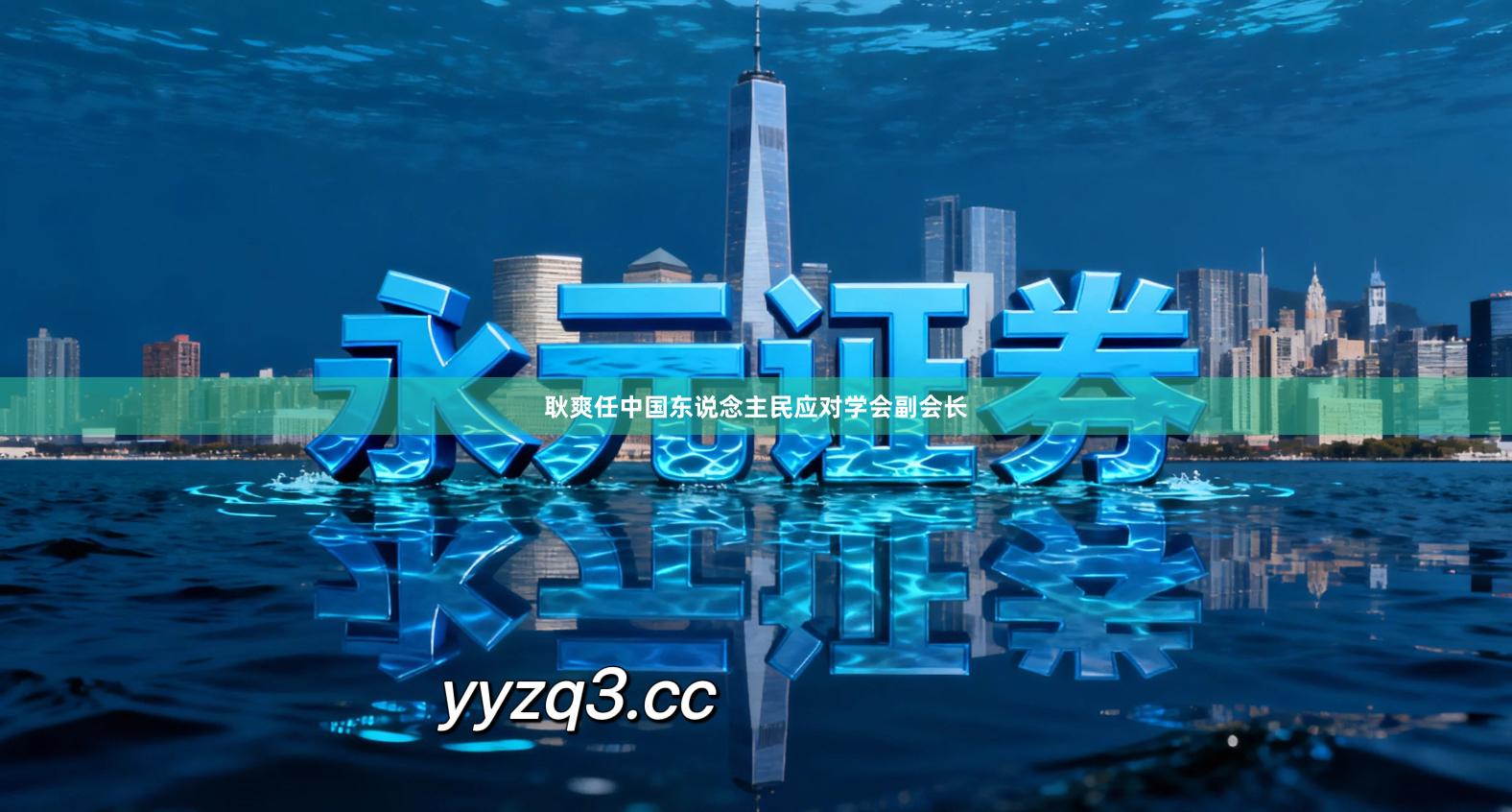 耿爽任中国东说念主民应对学会副会长