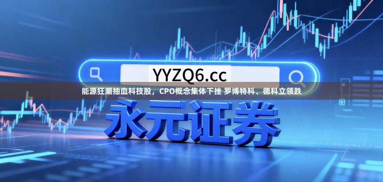 能源狂潮抽血科技股，CPO概念集体下挫 罗博特科、德科立领跌